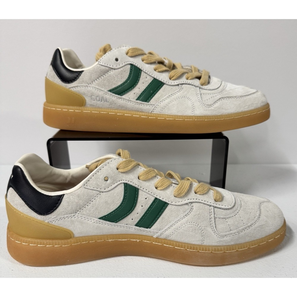 Size 9US- Coolway Goal Stillknocks Suede With Gum Rubber Sole, Black/lite Brown